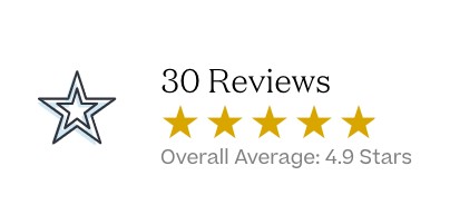 Brand ratings showing 30 reviews and 4.9 stars